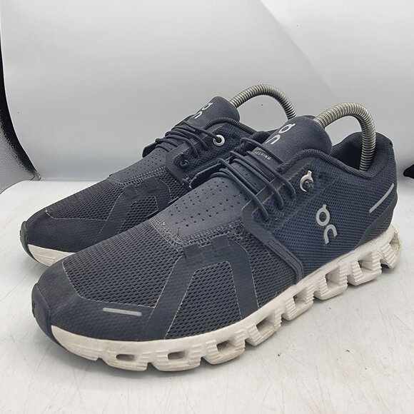 On Cloud 5 Womens 8.5 Black Shoes Athletic Outdoors Walking Lightweight Running - Picture 3 of 14